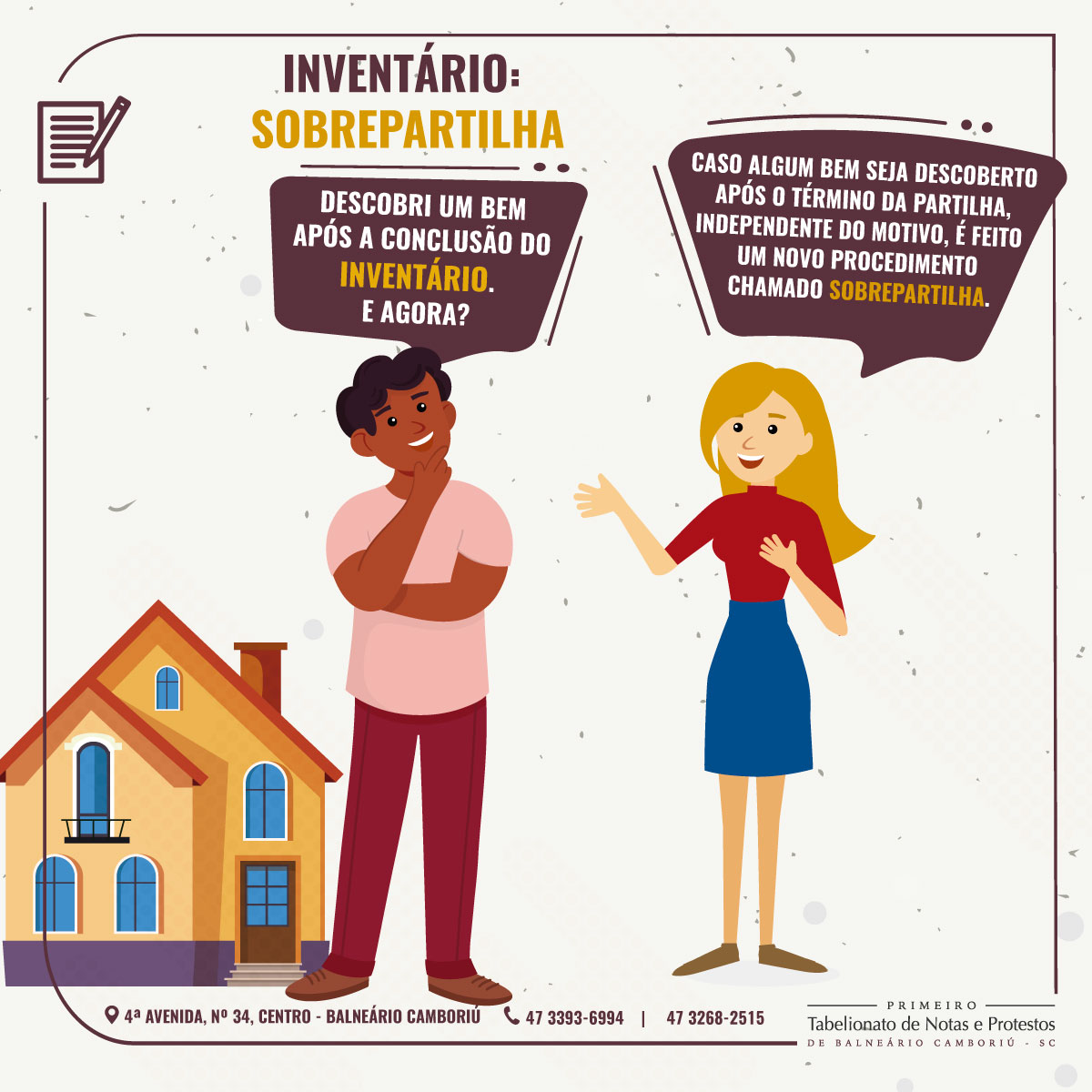 Saiba mais sobre inventário e sobrepartilha. - Tabelionato BC