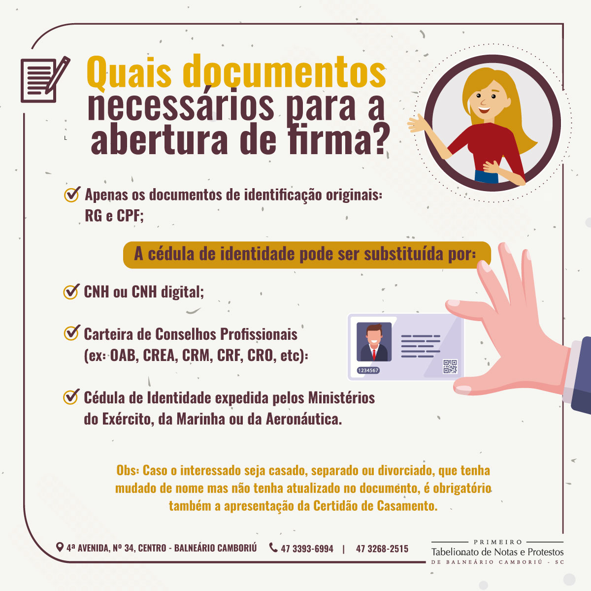 Você sabe quais documentos necessários para abertura de firma? 🤔 ...